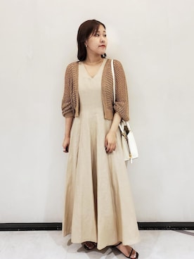 「アイテム（ワンピース）」を使った、kayoさん（レディース・153cm・20代）の夏コーディネート