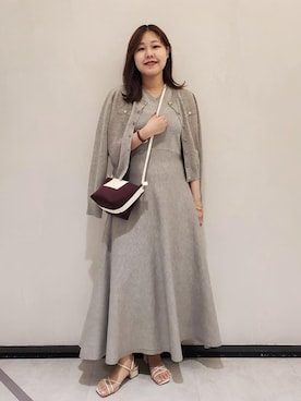「ROPE'（ロペ）のアイテム（ワンピース）」を使った、kayoさん（レディース・153cm）の夏コーディネート