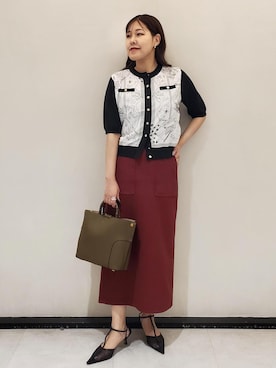 「アイテム（リング）」を使った、kayoさん（レディース・153cm・20代）の夏コーディネート