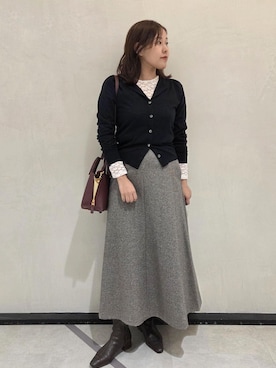 「E'POR（エポール）のアイテム」を使った、kayoさん（レディース・153cm）の秋コーディネート