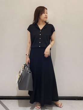 「ROPE'（ロペ）のアイテム」を使った、kayoさん（レディース・153cm）の夏コーディネート