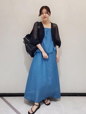 「アイテム（バックパック/リュック）」を使った、kayoさん（レディース・153cm・20代）の夏コーディネート