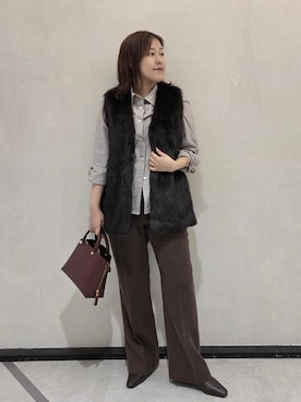 kayoさん（レディース・153cm）の秋コーディネート