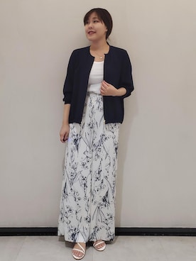 「雨の日」｜「アイテム（ジャケット/アウター）」を使った、kayoさん（レディース・153cm）の夏コーディネート