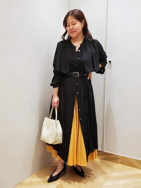 「アイテム（パンプス）」を使った、kayoさん（レディース・153cm・20代）の春コーディネート