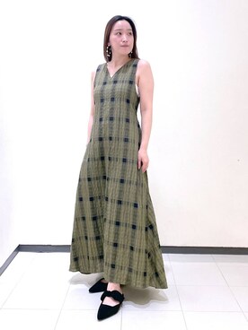 「コンサバ」｜「アイテム（ワンピース/ドレス）」を使った、あいさん（レディース・156cm）の夏コーディネート
