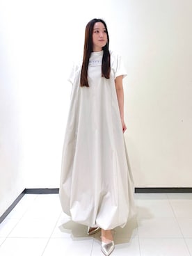 「コンサバ」｜「アイテム（ワンピース/ドレス）」を使った、あいさん（レディース・156cm）の夏コーディネート