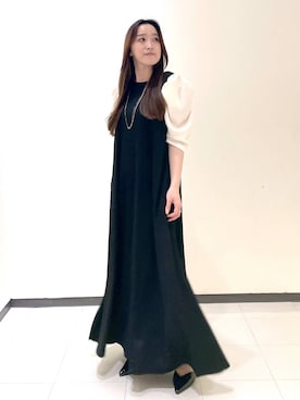 「コンサバ」｜「アイテム（ワンピース/ドレス）」を使った、あいさん（レディース・156cm）の夏コーディネート