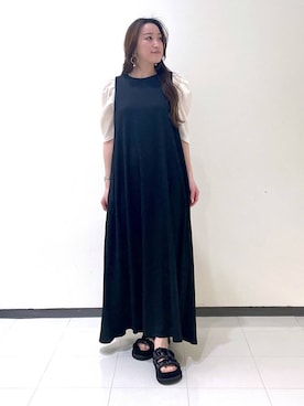 「コンサバ」｜「アイテム（ワンピース/ドレス）」を使った、あいさん（レディース・156cm）の春コーディネート