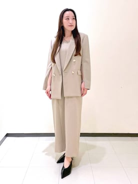 「コンサバ」｜「アイテム（ワンピース/ドレス）」を使った、あいさん（レディース・156cm）の秋コーディネート
