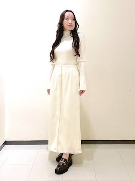 「A part by（アパートバイ）のアイテム（シューズ）」を使った、あいさん（レディース・156cm）の秋コーディネート
