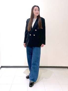 「コンサバ」｜「アイテム（ジャケット/アウター）」を使った、あいさん（レディース・156cm）の秋コーディネート