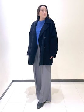 「コンサバ」｜「アイテム（その他アウター）」を使った、あいさん（レディース・156cm）の秋コーディネート