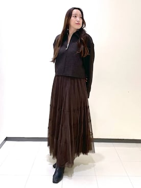 「コンサバ」｜「アイテム（ジャケット/アウター）」を使った、あいさん（レディース・156cm）の秋コーディネート