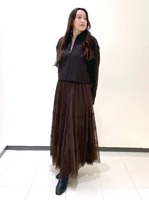 セール】ショートZIPシャツジャケット（テーラードジャケット）｜A