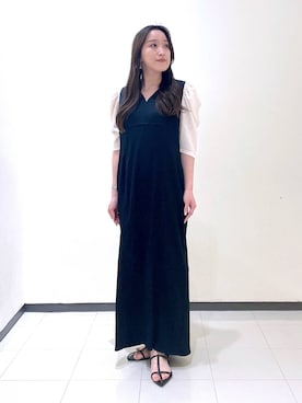 「コンサバ」｜「アイテム（ワンピース/ドレス）」を使った、あいさん（レディース・156cm）の春コーディネート