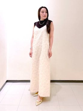 「コンサバ」｜「アイテム（ワンピース/ドレス）」を使った、あいさん（レディース・156cm）の夏コーディネート