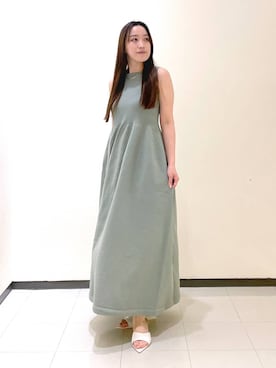「コンサバ」｜「アイテム（ワンピース/ドレス）」を使った、あいさん（レディース・156cm）の夏コーディネート