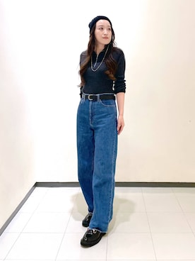 「A part by（アパートバイ）のアイテム（シューズ）」を使った、あいさん（レディース・156cm）の秋コーディネート