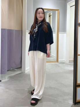 「LEPSIM（レプシィム）のアイテム」を使った、あいさん（レディース・156cm）の夏コーディネート