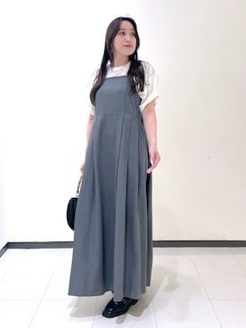 「コンサバ」｜「アイテム（ワンピース/ドレス）」を使った、あいさん（レディース・156cm）の春コーディネート