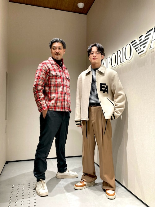 EMPORIO ARMANI セーター ニット 「エンポリオ アルマーニ」ハーフ