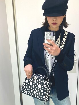 「NOMBRE IMPAIR（ノンブルアンペール）のアイテム」を使った、NYUTA AYAKA さん（レディース・164cm）の春コーディネート