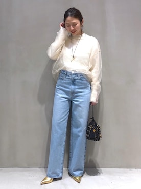 「FEMME」｜「アイテム（その他シューズ）」を使った、SHOKOさん（レディース・159cm）の冬コーディネート