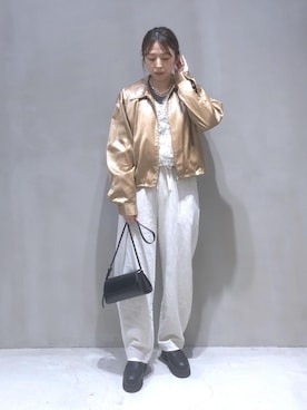 「アイテム（ベスト）」を使った、SHOKOさん（レディース・159cm・30代）の秋コーディネート