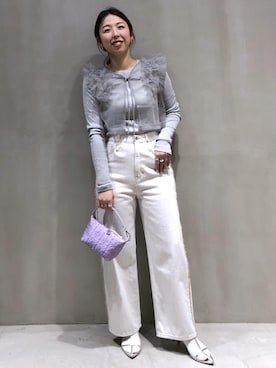 「イエベ」｜「アイテム（その他トップス）」を使った、SHOKOさん（レディース・159cm）の冬コーディネート