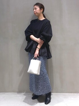 「イエベ」｜「アイテム（その他トップス）」を使った、SHOKOさん（レディース・159cm）の秋コーディネート