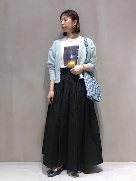 「agnesb.」｜SHOKOさん（レディース・159cm）の夏コーディネート