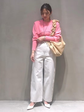 「サステナブル」｜SHOKOさん（レディース・159cm）の冬コーディネート