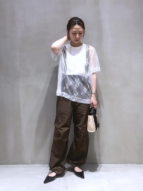 【GANNI for ADAM ET ROPE'】Recycled tech Mini Tote
