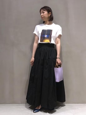 「agnesb.」｜SHOKOさん（レディース・159cm）の夏コーディネート