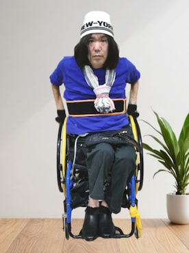 「アイテム（ブーツ）」を使った、hiros176さん（メンズ・176cm・50代）の冬コーディネート