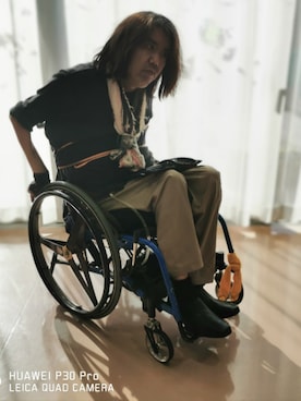 「アイテム（チノパンツ）」を使った、hiros176さん（メンズ・176cm）の秋コーディネート