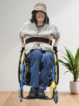 「アイテム（帽子）」を使った、hiros176さん（メンズ・176cm・50代）の冬コーディネート