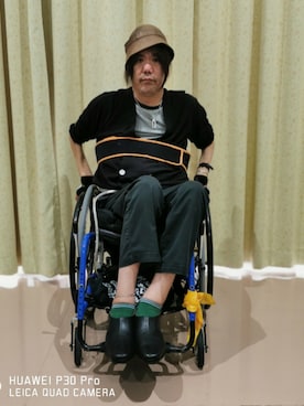 「アイテム（レッグウェア）」を使った、hiros176さん（メンズ・176cm）の秋コーディネート
