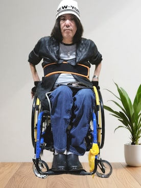 「アイテム（帽子）」を使った、hiros176さん（メンズ・176cm・50代）の冬コーディネート