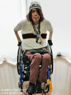 「ADAM ET ROPE'（アダムエロペ）のアイテム」を使った、hiros176さん（メンズ・176cm）の秋コーディネート
