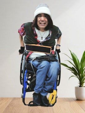 「アイテム（ブーツ）」を使った、hiros176さん（メンズ・176cm）の秋コーディネート