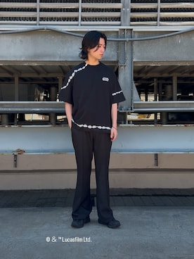 「tk.TAKEO KIKUCHI（ティーケータケオキクチ）のアイテム」を使った、yumaさん（メンズ・175cm）の夏コーディネート