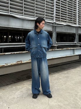 「アイテム（セットアップ）」を使った、yumaさん（メンズ・175cm）の秋コーディネート