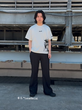 「tk.TAKEO KIKUCHI（ティーケータケオキクチ）のアイテム」を使った、yumaさん（メンズ・175cm）の夏コーディネート