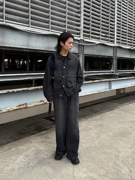 「アイテム（セットアップ）」を使った、yumaさん（メンズ・175cm）の秋コーディネート