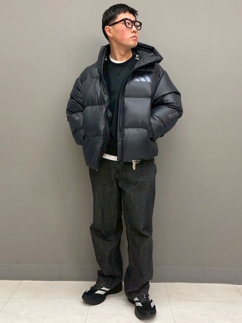  ダウン ADIDAS Z.N.E.パファー クライマウォーム ダウンジャケット