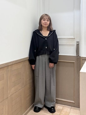「アイテム（サンダル）」を使った、ざっきーさん（レディース・158cm・30代）の秋コーディネート
