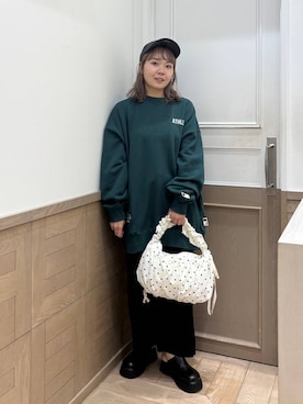 「アイテム（スカート）」を使った、ざっきーさん（レディース・158cm・30代）の秋コーディネート