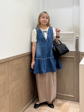 「アイテム（ワンピース/ドレス）」を使った、ざっきーさん（レディース・158cm・30代）の夏コーディネート